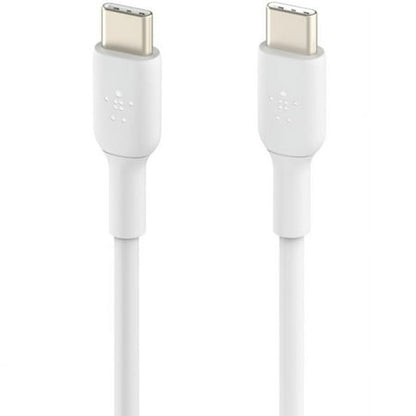 Belkin BoostCharge USB-C to USB-C Cable (1M/3.3ft) for iPhone 16  iPhone 16 Pro  Samsung Galaxy S25  S24  Pixel 9 & 8  iPad Pro  Nintendo Switch 2  Carplay & More – White