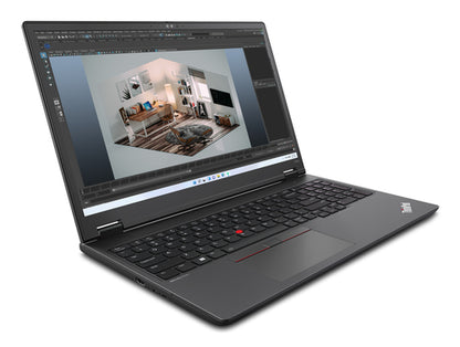 Lenovo ThinkPad P16v Gen 2 (Intel) Intel Core Ultra 7 165H Mobile workstation 40.6 cm (16") WQUXGA 32 GB DDR5-SDRAM 1 TB SSD NVIDIA RTX 1000 Ada Wi-Fi 6E (802.11ax) Windows 11 Pro German Black