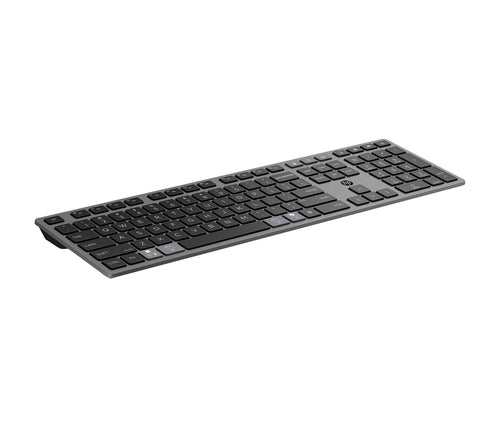 HP 725 Multi Rchrgbl WLS KB/MSE keyboard Mouse included Office RF Wireless + Bluetooth Black