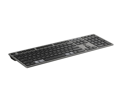 HP 725 MULTI-DEVICE RCHRGBL WL KBD UNITED STATES / CANADA ENGLISH keyboard Home/Office RF Wireless + Bluetooth Black