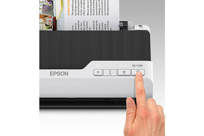Epson DS-C330 Sheet-fed scanner Black, Grey