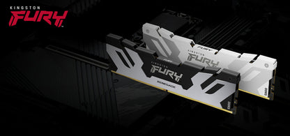 Kingston Technology FURY 48GB 8800MT/s DDR5 CL42 CUDIMM (Kit of 2) Renegade Silver