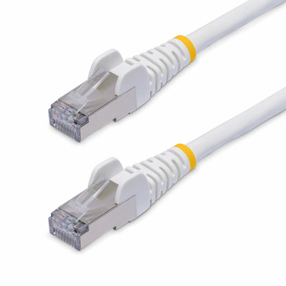 StarTech.com 6ft White CAT8 Ethernet Cable, Snagless RJ45, 25G/40G, 2000MHz, 100W PoE++, S/FTP, 26AWG Pure Bare Copper Wire, LSZH, Shielded Network Patch Cord w/Strain Reliefs, Individually Tested
