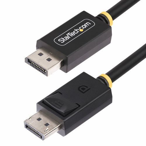 StarTech.com 6ft (1.8m) DisplayPort 2.1 Cable, VESA Certified DP40 DisplayPort Cable w/UHBR10/HDR/HDCP 2.2, 8K 60Hz/4K 144Hz w/DSC 1.2a, 40Gbps, DP 2.1 Cable, UHD Monitor Cord, M/M