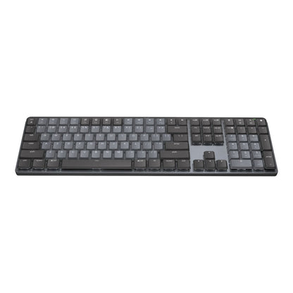 Logitech MX Mechanical Wireless Illuminated Performance Keyboard  Tactile Quiet Switches  Backlit Keys  Bluetooth  USB-C  macOS  Windows  Linux  iOS  Android  Metal  ‎Graphite