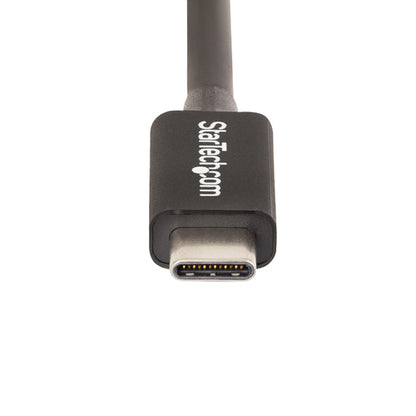 StarTech.com 1.6ft Thunderbolt 4 Cable - 40Gbps - 100W PD - 4K/8K Video - Intel-Certified Thunderbolt Cable - Compatible w/USB 4/Thunderbolt 3/USB 3.2/USB Type-C/DisplayPort