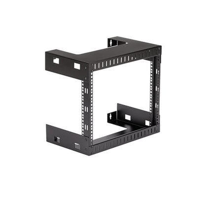 StarTech.com 2-Post 8U Heavy-Duty Wall-Mount Network Rack, 19" Open Frame Server Rack, 12" Deep, Wall Mount Data Rack for IT / AV / Patch Panel / Computer Equipment