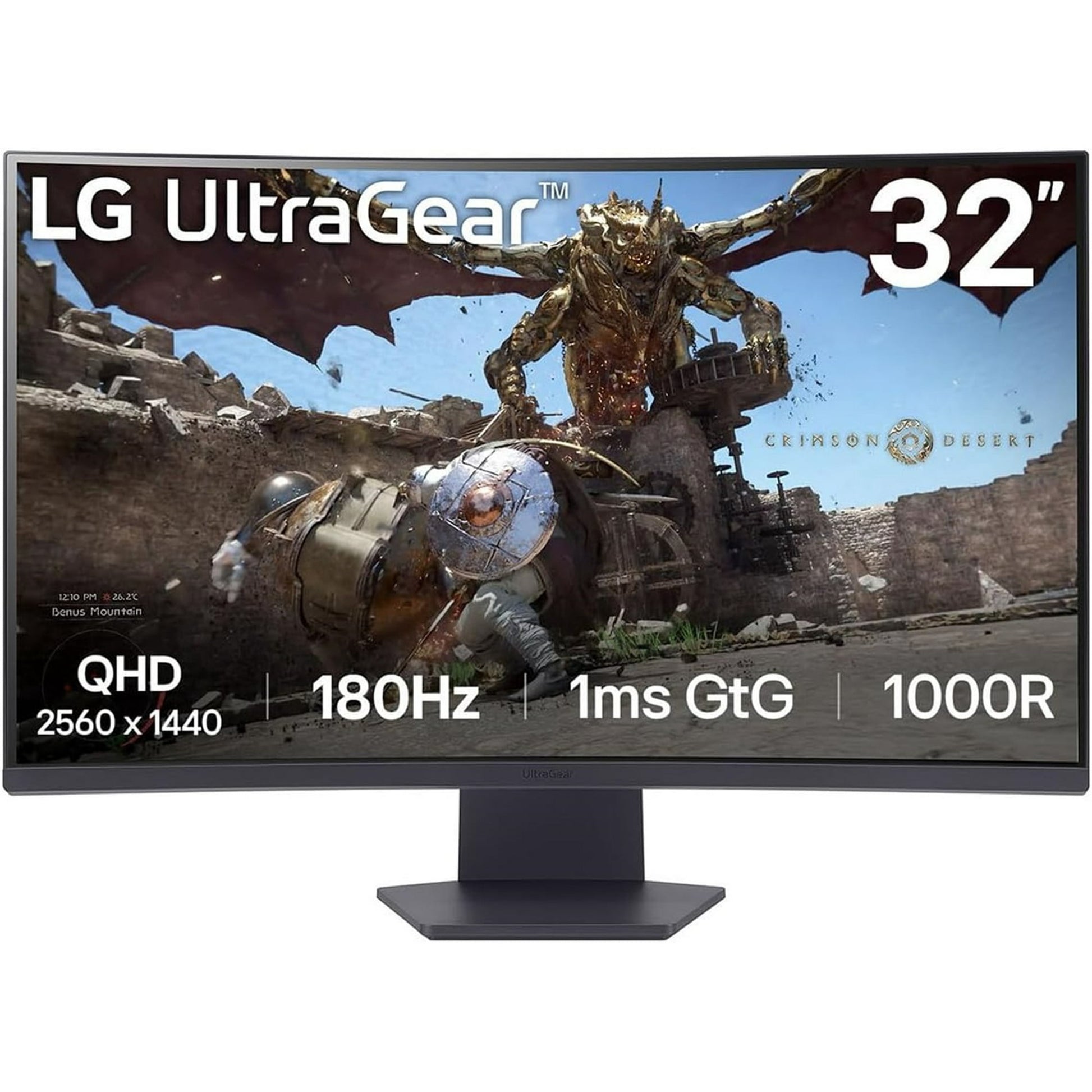 Lg Ultragear 32", 2560 X 1440, Black, 32gs75qn-B