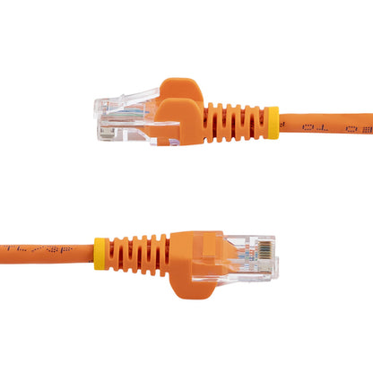 StarTech.com Cat5e patch cable with snagless RJ45 connectors – 6 ft, orange
