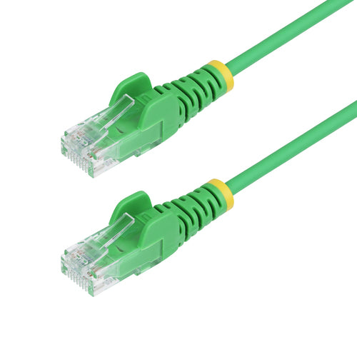 StarTech.com 1ft Green Slim CAT6 Ethernet Cable, Snagless, 100W PoE, UTP, LSZH, 28AWG Pure Bare Copper Wire, Slim RJ45 Network Patch Cord w/Strain Reliefs, Individually Tested