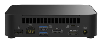 ASUS NUC RNUC14MNK15051AU PC/workstation Intel® N N150 8 GB DDR5-SDRAM 128 GB SSD Windows 11 Home Mini PC Black