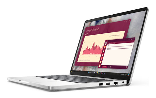 DELL Pro 14 PC14250 Intel Core Ultra 7 265U Laptop 35.6 cm (14") Full HD+ 32 GB DDR5-SDRAM 512 GB SSD Wi-Fi 6E (802.11ax) Windows 11 Pro Silver, Platinum US English