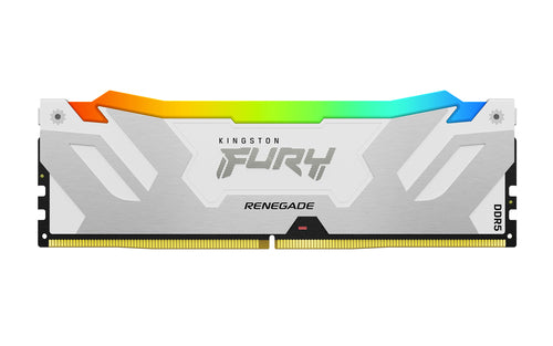 Kingston Technology FURY 32GB 6400MT/s DDR5 CL32 DIMM (Kit of 2) Renegade RGB White XMP