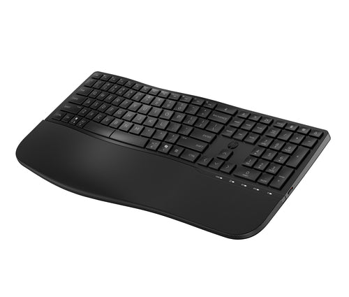 HP SBUY 685 CFT DUAL-MODE KBD keyboard Office RF Wireless + Bluetooth Black