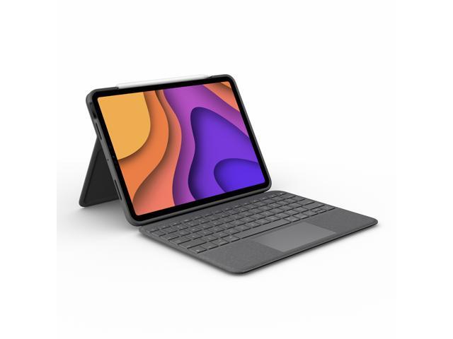 Logitech - Folio Touch Keyboard Folio for iPad Air 11" (M2), iPad Air 10.9" (5th & 4th Generation) with Precision Trackpad - Graphite