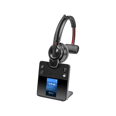 8L7E9AA-ABA Monaural Microsoft Teams Certified DECT 1920-1930 MHz Office Headset for Poly Savi 8410