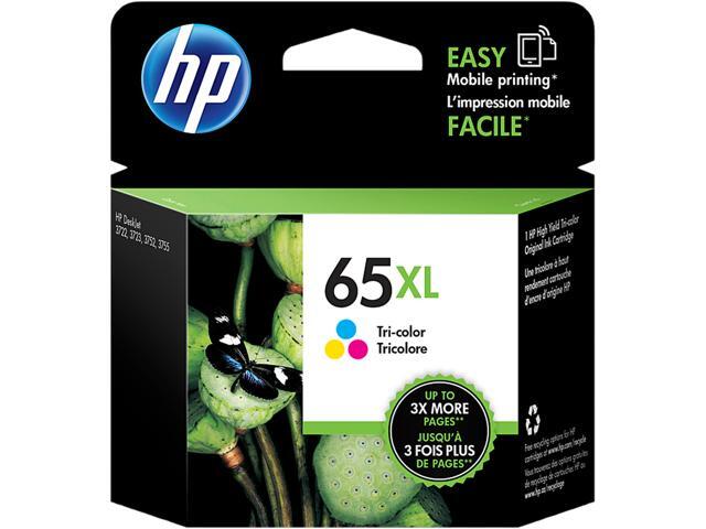 HP 65XL Tri-color Original Ink Cartridge  ~300 pages  N9K03AN#140