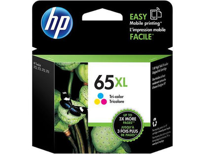 HP 65XL Tri-color Original Ink Cartridge  ~300 pages  N9K03AN#140