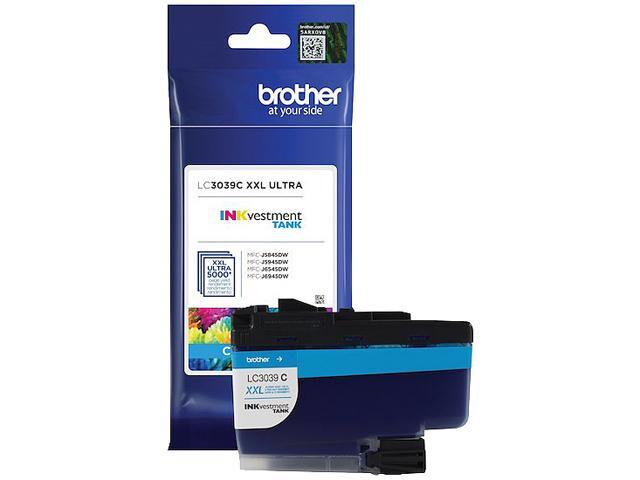 Brother ULTRA HIGH YIELD INKvestment CYAN INK FOR MFCJ5845DW/ MFCJ5945DW/ MFCJ6545DW LC3039CS
