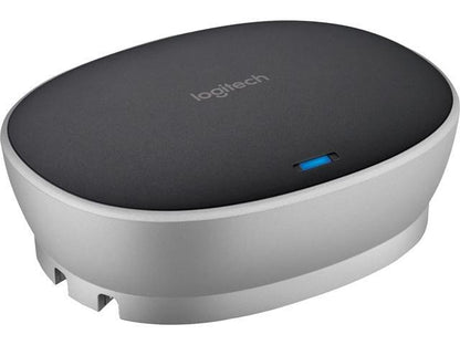 Logitech 993-001136 Interface USB 2.0 Hub, Black & Silver