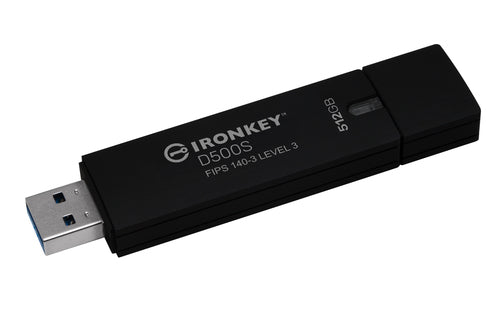Kingston Technology IronKey 512GB D500S FIPS 140-3 Lvl 3 AES-256