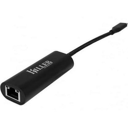 Intel Killer E3100 USB-C 3.1 to RJ-45 2.5Gbps Ethernet Adapter E3100KILLERUSB