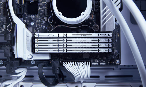Kingston Technology FURY Beast 32GB 5600MT/s DDR5 CL36 DIMM (Kit of 2) White EXPO
