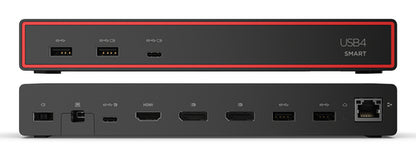 Lenovo ThinkPad USB4 Smart Dock 5500 with 135W Adapter Wired Black
