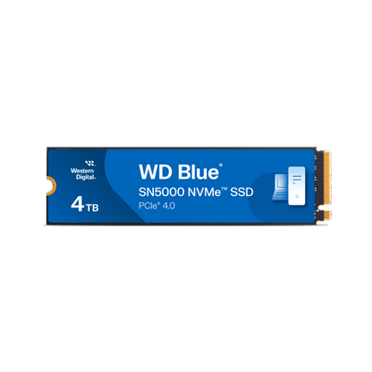 Western Digital 4TB WD Blue SN5000 NVMe Internal Solid State Drive - WDS400T4B0E-00BKY0