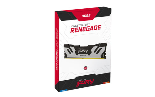 Kingston Technology FURY 48GB 8000MT/s DDR5 CL38 DIMM (Kit of 2) Renegade Silver