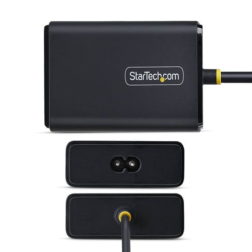 StarTech.com 100W USB-C Laptop Charger with 5ft (1.5m) Tethered USB-C Cable, Power Adapter Brick for Dell, HP ProBook, MacBook Pro, Microsoft Surface Pro