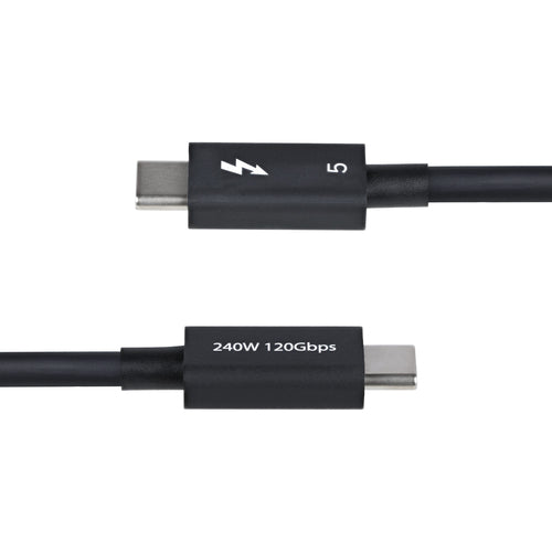 StarTech.com 3ft (1m) Thunderbolt 5 Cable, 80Gbps/Up to 120Gbps, 240W PD, 8K 60Hz, Certified Thunderbolt Cable - Compatible w/Thunderbolt 4/USB4/USB-C