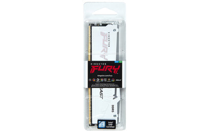 Kingston Technology FURY Beast 16GB 6800MT/s DDR5 CL34 DIMM White RGB EXPO