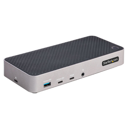 StarTech.com USB-C Triple Monitor Docking Station for MacBook Pro / Air M1 M2 M3 M4 & Windows, Universal 4K HDMI DP Dock, Thunderbolt Compatible, 100W Laptop Charging