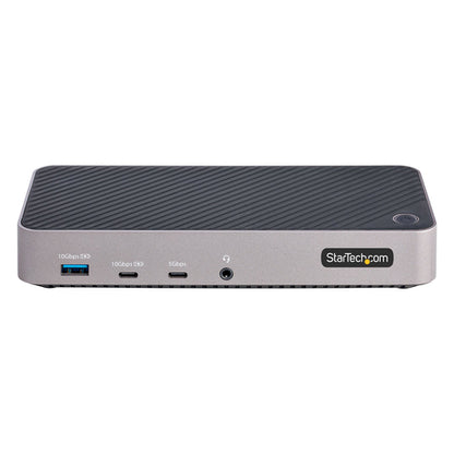 StarTech.com USB-C Triple Monitor Docking Station for MacBook Pro / Air M1 M2 M3 M4 & Windows, Universal 4K HDMI DP Dock, Thunderbolt Compatible, 100W Laptop Charging