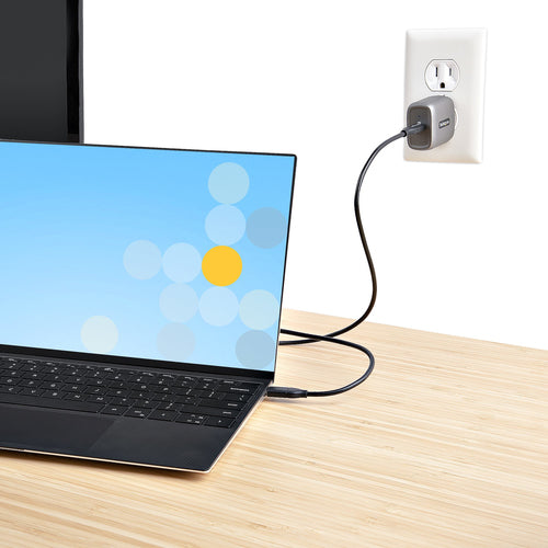 StarTech.com 30W USB-C Wall Charger - Portable GaN Charger w/ Power Delivery - 6ft Cable - USB C Power Adapter w/ Fast Charging - USB Type C Wall Charger, USB-C Charger