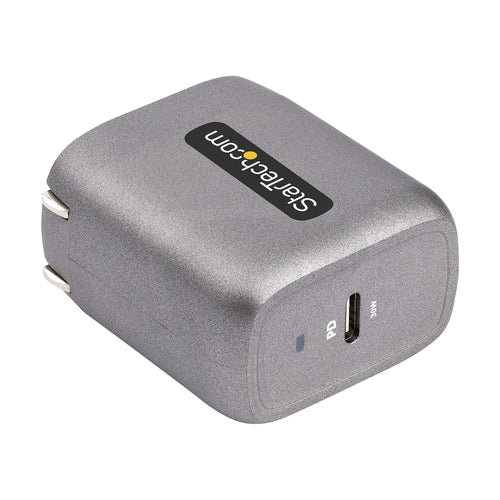 StarTech.com 30W USB-C Wall Charger - Portable GaN Charger w/ Power Delivery - 6ft Cable - USB C Power Adapter w/ Fast Charging - USB Type C Wall Charger, USB-C Charger