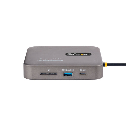 StarTech.com USB C Docking Station, Dual 4K 60Hz HDMI compatible with Macbook Pro (M1/M2/M3/M4) and Windows, USB-A/USB-C 10Gbps Hub, 100W Power Delivery, GbE, SD, 22in/56cm Cable