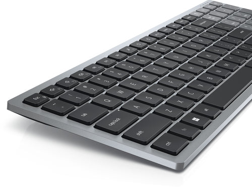 DELL KB740 keyboard Office RF Wireless + Bluetooth QWERTY English Grey, Black