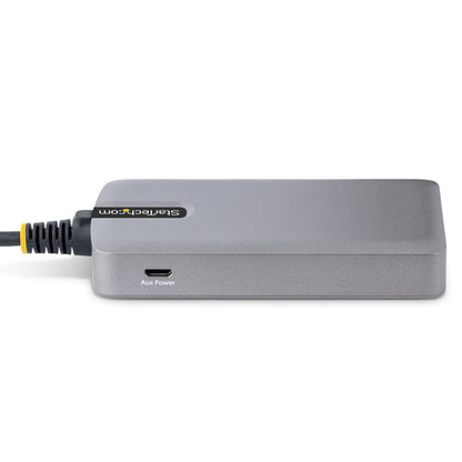 StarTech.com 4-Port USB-C Hub - 5Gbps - Bus Powered - USB C to 4x USB-A Hub w/ Optional Auxiliary Power Input - Portable Desktop/Laptop USB Hub - 1ft (30cm) Cable - USB Expansion Hub
