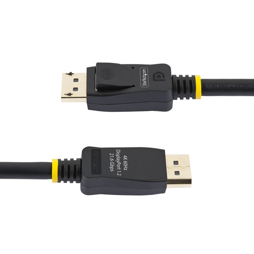 StarTech.com 10ft (3m) VESA Certified DisplayPort Cable - 10 Pack - DisplayPort 1.2 Cord with Latches, 4K 60Hz UHD, DP to DP Cable for Monitor, Latching DP Connectors
