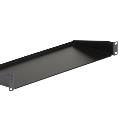 StarTech.com 1U Server Rack Shelf, Universal Rack Mount Cantilever Tray for 19" Network Equipment Rack/Cabinet, Heavy Duty Steel, Weight Capacity 33lb/15kg, 7in (18cm) Deep