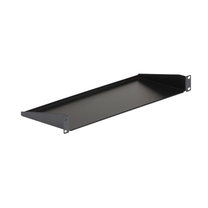 StarTech.com 1U Server Rack Shelf, Universal Rack Mount Cantilever Tray for 19" Network Equipment Rack/Cabinet, Heavy Duty Steel, Weight Capacity 33lb/15kg, 7in (18cm) Deep
