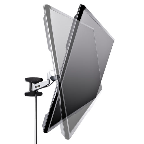 StarTech.com VESA TV Wall Mount, Adjustable Full Motion TV Wall Mount For 23"-55" Displays, Slim TV Mounting Bracket Supports 66lb (30kg), Extendable/Tilting/Swivel TV Wall Mount