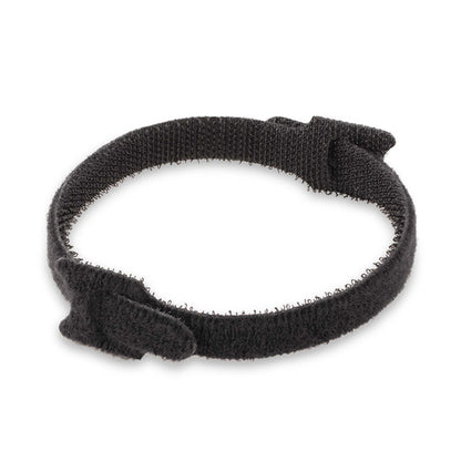 StarTech.com 6in Hook and Loop Cable Ties - 50 Pack - Black - Reusable Cable Straps - Adjustable and Flexible - Cord Organizer Tie/Wraps for Cable Management - Wire Loop Ties