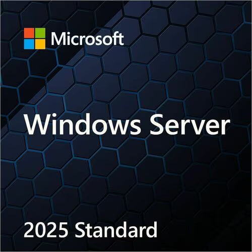 Microsoft Oem - WINDOWS SVR STD 2025 ENGLISH 1PK 2CR NOKEY/MEDIA ADDLIC POS