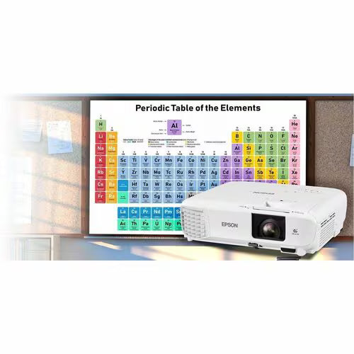 Epson - EPSON POWERLITE E24 CLASSROOM PROJECTOR 3600 LUMENS XGA WHITE