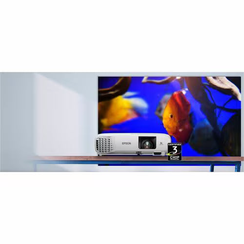 Epson - EPSON POWERLITE E24 CLASSROOM PROJECTOR 3600 LUMENS XGA WHITE