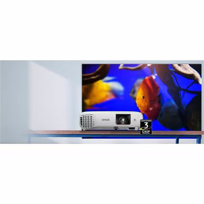 Epson - EPSON POWERLITE E24 CLASSROOM PROJECTOR 3600 LUMENS XGA WHITE