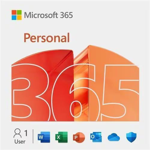 Microsoft - 1 AN MS M365 PERSONAL ABONNEMENT EX25S2 LICS AN SEUL TELECHARGEMENT C2R ESD NR